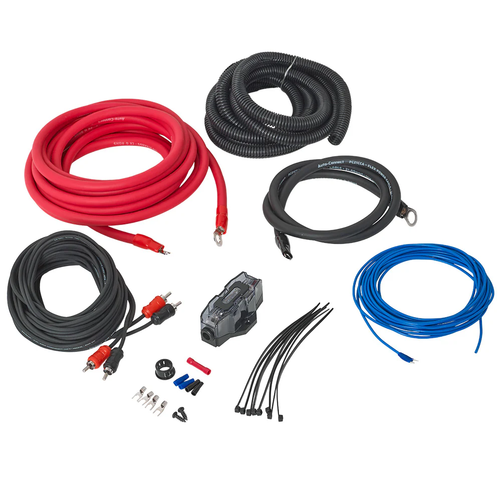 Kit alimentare - Kit de cablare amplificator Auto-Connect PWK21CCA - Pure CCA 21.6 mm² / 4 AWG