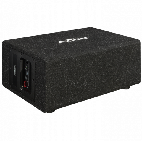 SUBWOOFERE AUTO - Subwoofer activ AXTON ATB120QBA 20 cm 100W cu incinta