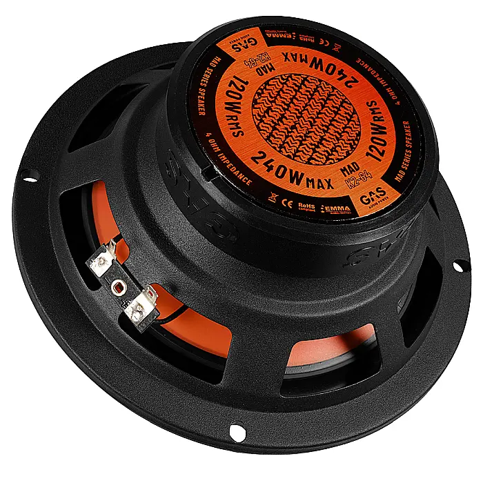 Difuzoare auto GAS seria MAD K2-64 165mm 120W RMS 4Ohm [2]