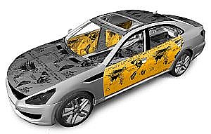 Insonorizant Comfort mat VESPA (2.5 mm) BULK PACK 10 foi [5]