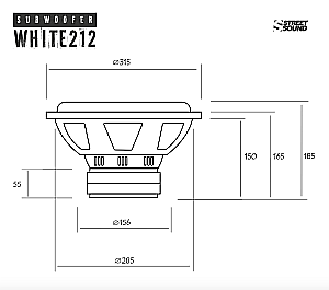 Subwoofer WHITE212 300mm [5]