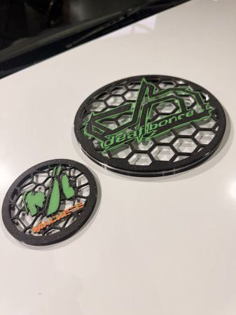 Accesorii - Grila protectie difuzoare subwoofer Audio Custom LED