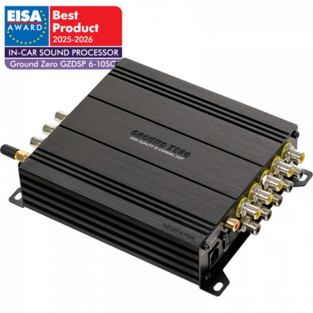 Procesoare de sunet DSP - GZDSP 6-10SQ PROCESOR DE SEMNAL DIGITAL GROUND ZERO CU 10 CANALE