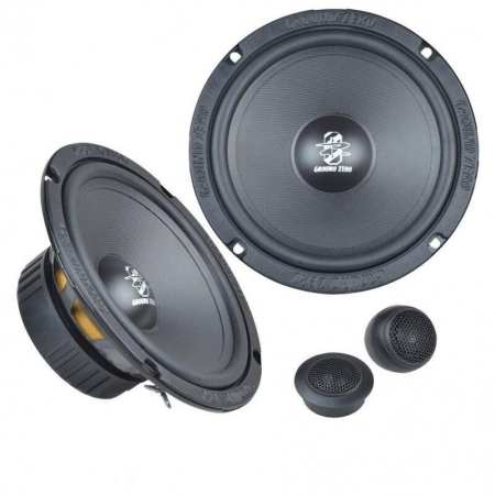 Car Audio - GZFC 165.2 DIFUZOARE COMPONENTE FERRUM GROUND ZERO DE 16,5CM, 100W RMS