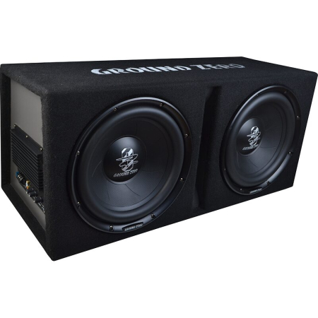 Car Audio - GZIB 2.30BR-ACT SUBWOOFER ACTIV GROUND ZERO IN INCINTA DUBLA DE 12″ (2x30cm), 400W