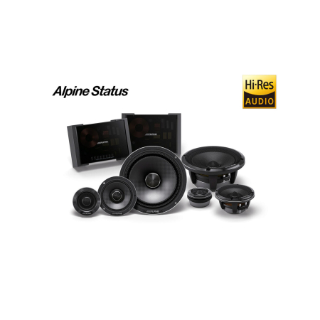 Car Audio - HDZ-653 DIFUZOARE COMPONENTE HI-RES ALPINE STATUS DE 16.5CM, 100W RMS