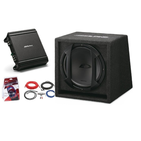 Pachete Car Audio - PACHET ALPINE SBE-1244BR + MRV-M250 + LK-10
