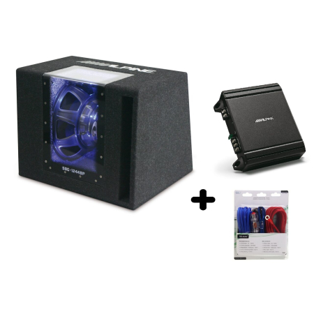 Pachete Car Audio - PACHET ALPINE SBG-1244 BP + MRV-M250 + 350940