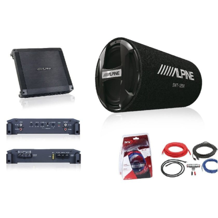Pachete Car Audio - PACHET ALPINE SWT-12S4 + BBX-T600 + LK-10