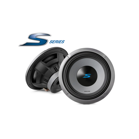 Car Audio - S2-W12D2 SUBWOOFER ALPINE DE 30CM (12″), 2Ω+2Ω, 1800W