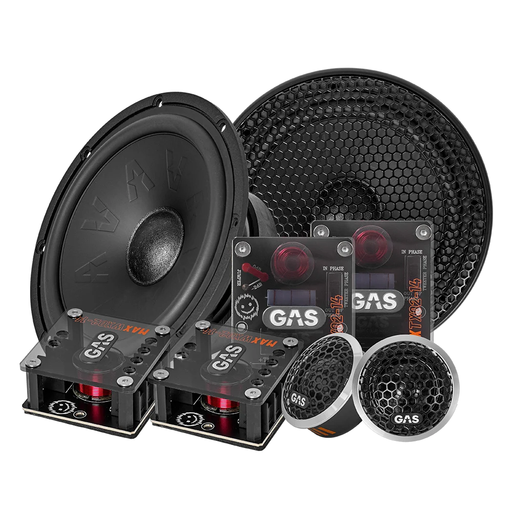 Difuzoare auto - Set componente GAS MAX K2-64 16.5 cm 130W