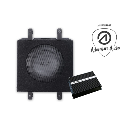Difuzoare dedicate Mercedes - SPC-W84AS907-2 SUBWOOFER ALPINE DE 20CM (8") SI AMPLIFICATOR CU DSP PE 6 CANALE, MERCEDES SPRINTER 3 907/910, 2018>