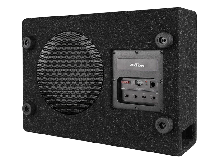 Subwoofere - Subwoofer auto activ AXTON ATB120A 20 cm 100W cu incinta