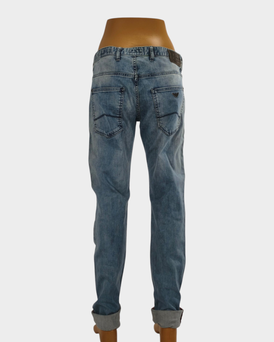 Blugi Armani Jeans extra slim fit din blend de bumbac S–M etichetă 31 [3]