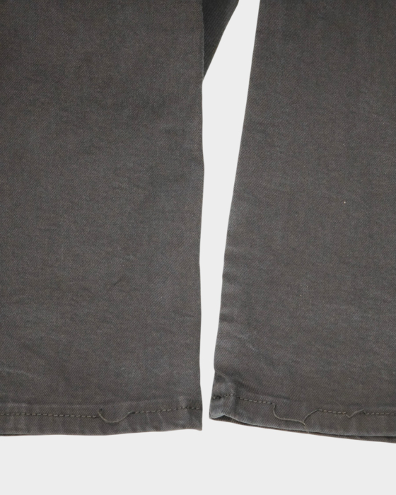 Blugi Armani Jeans negri din blend de bumbac cu crac drept XS–S etichetă 28 [3]