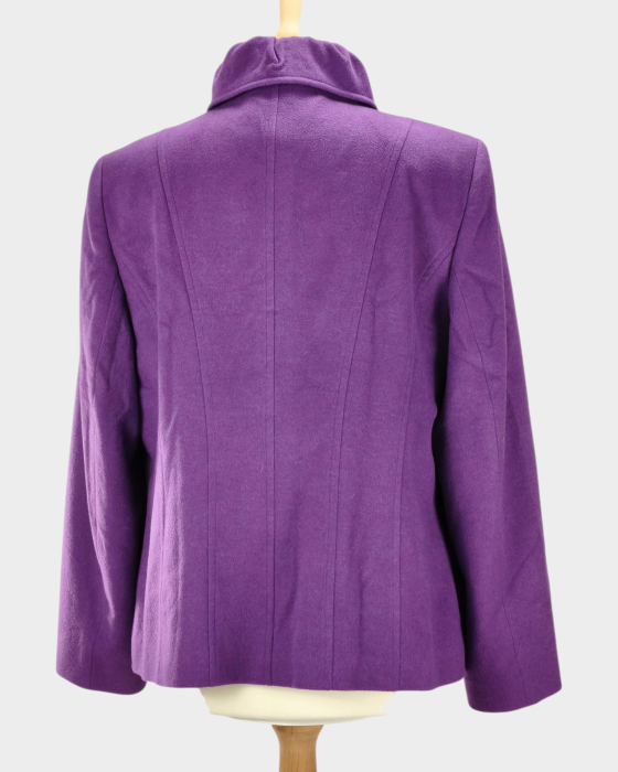 Basler jachetă mov Nobiliana Angora Calw nasturi L–XL [3]
