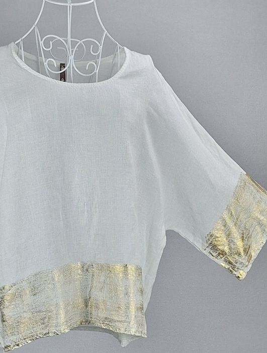 Bluza-alba-DIP-100-in-detalii-aurii-Made-in-Italy-Caramia [4]