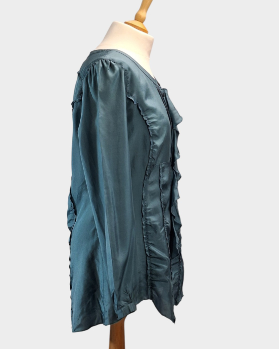 bluza-biba-matase-naturala-albastru-petrol-volane-caramia [5]