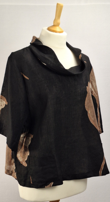 Bluza Hopsack 100 in cu imprimeu artistic [3]