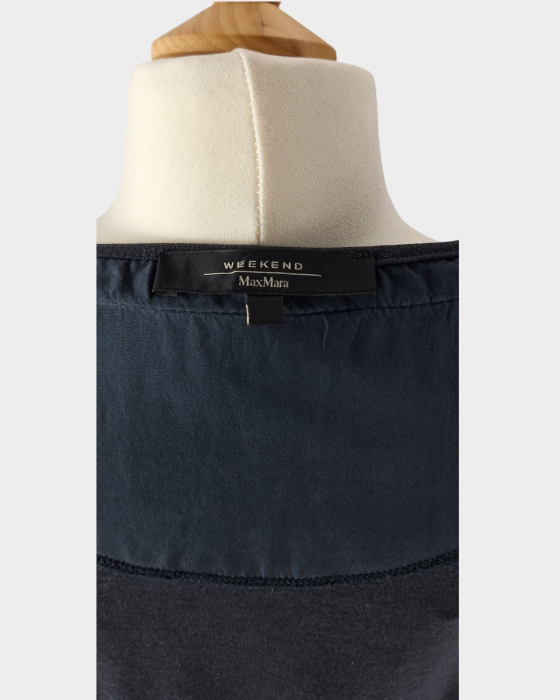 Bluză Weekend Max Mara lyocell bumbac cu aplicații din mătase [4]
