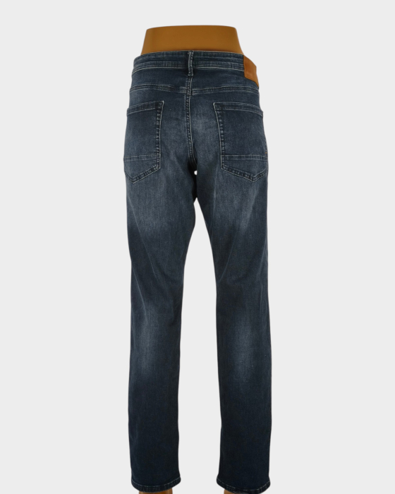 Jeans BOSS Charleston albaștri Extra Slim Fit unisex, mărime 36/32 [3]
