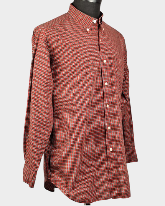 Camasa-barbateasca-Lauren-Ralph-Lauren-bumbac-100-carouri-rosu-verde-XL-XXL [6]