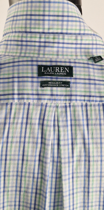 Camasa barbateasca Lauren Ralph Lauren Performance Stretch carouri marime XXL [5]