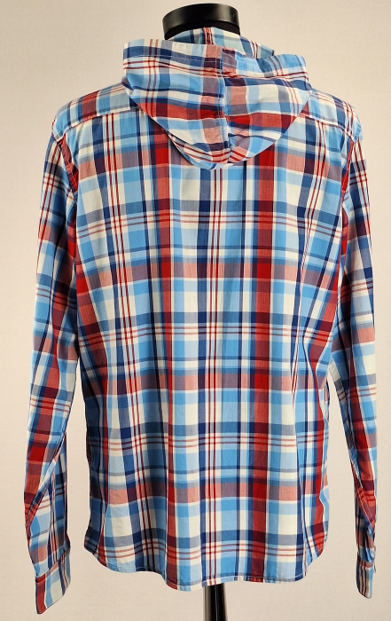 Camasa barbateasca Levis cu gluga 100 bumbac carouri marime XL [9]