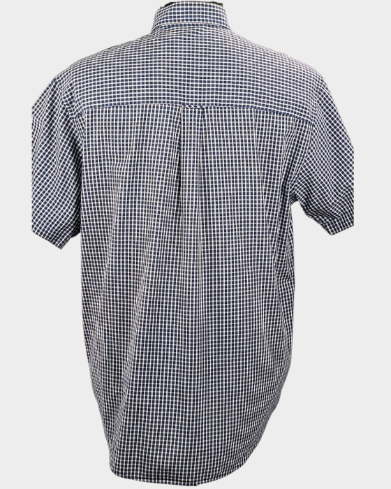 Cămașă CHAPS Ralph Lauren Easy Care bumbac în carouri bleumarin și alb [4]