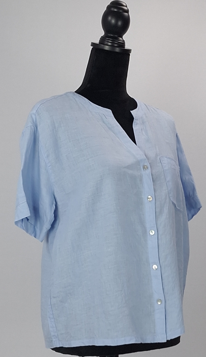 Camasa C&C California 100% in bleu marimea M [4]