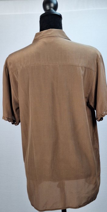 Cămașă COOCOON Rome Italy din mătase naturală 100% mocha taupe [7]