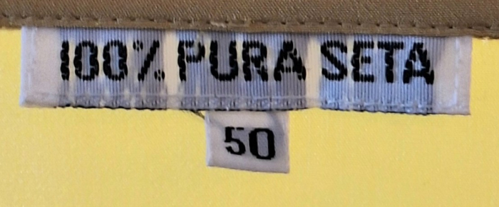 Cămașă vintage galben solar din 100% mătase naturală [5]