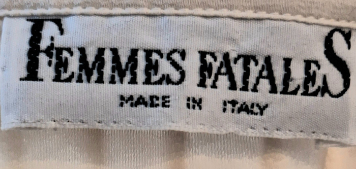 Cămașă Femmes Fatales din mătase naturală ivoire [5]