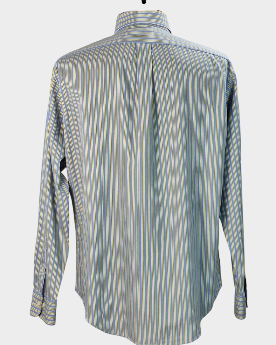 Cămașă Lauren Ralph Lauren Non-Iron din bumbac cu dungi mărime L–XL [4]