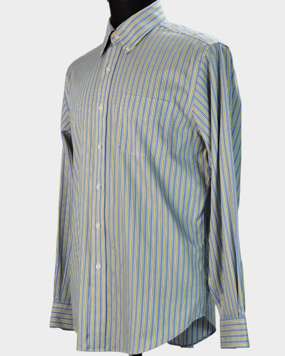 Cămașă Lauren Ralph Lauren Non-Iron din bumbac cu dungi mărime L–XL [2]