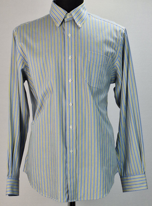 Cămașă Lauren Ralph Lauren Non-Iron din bumbac cu dungi mărime L–XL [1]