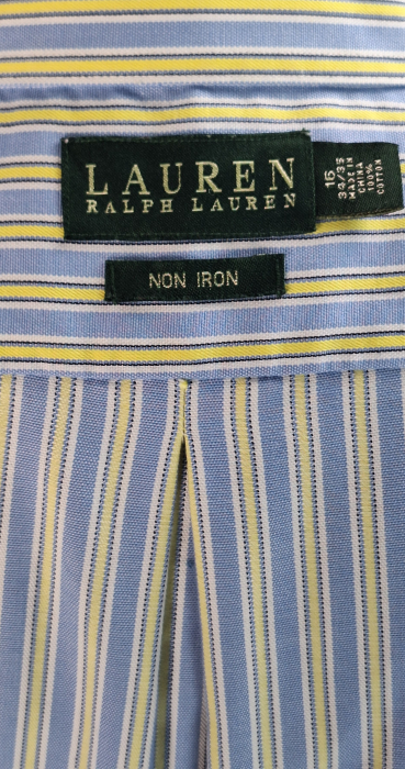 Cămașă Lauren Ralph Lauren Non-Iron din bumbac cu dungi mărime L–XL [5]