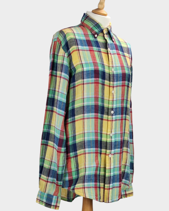 Cămașă Polo Ralph Lauren Custom Fit din 100% in mărime M unisex [5]