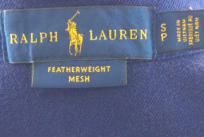 Camasa Ralph Lauren Featherweight Mesh 100% bumbac albastra S [5]