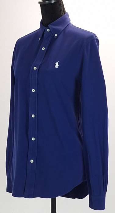 Camasa Ralph Lauren Featherweight Mesh 100% bumbac albastra S [4]