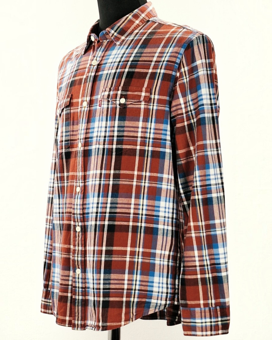 Cămașă unisex Levi’s din bumbac în carouri mărime L [2]