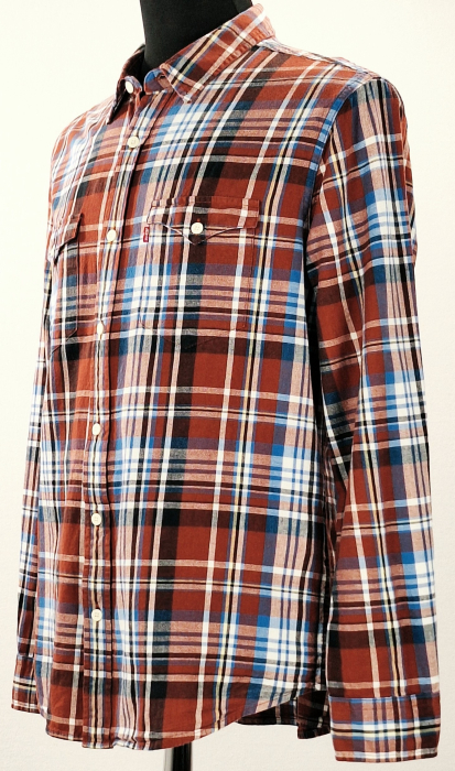 Cămașă unisex Levi’s din bumbac în carouri mărime L [2]