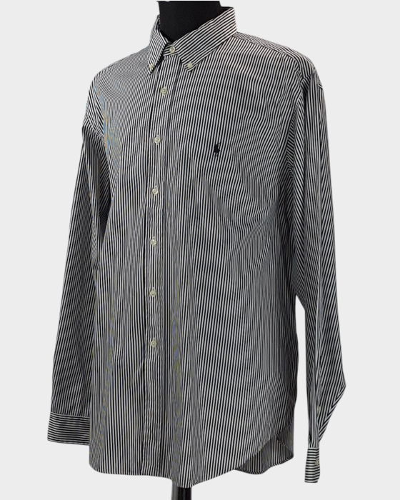 Cămașă unisex Ralph Lauren Classic Fit din bumbac în dungi XXL [2]