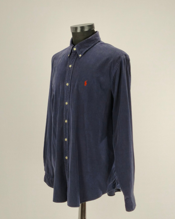 Camasa-Ralph-Lauren-Classic-Fit-XXL-reiat-bleumarin-100-bumbac-Caramia [2]