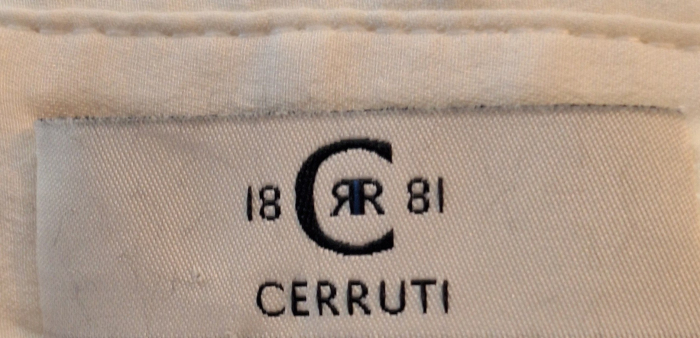 Cămașă Cerruti 1881 din mătase naturală gri perlat și ivory [6]