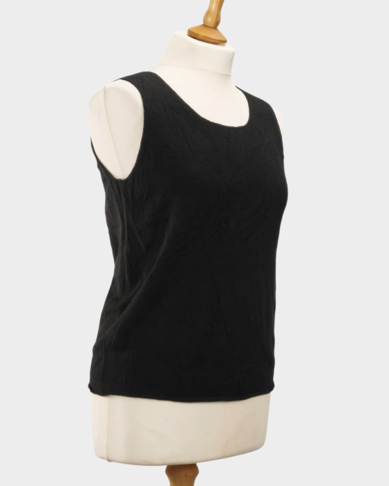 Vestă DKNY neagră din 100% cașmir S-M [4]