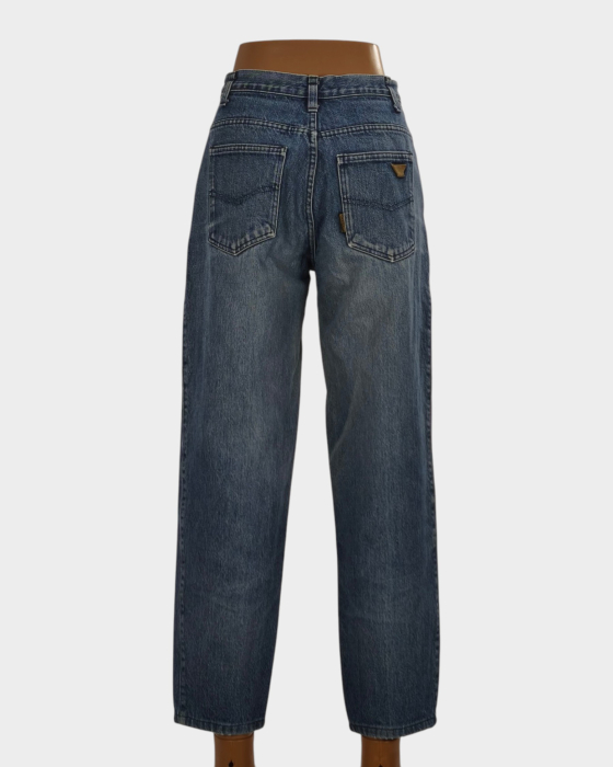 Blugi Giorgio Armani albaștri cu crac îngustat XS–S etichetă 30/32 [3]