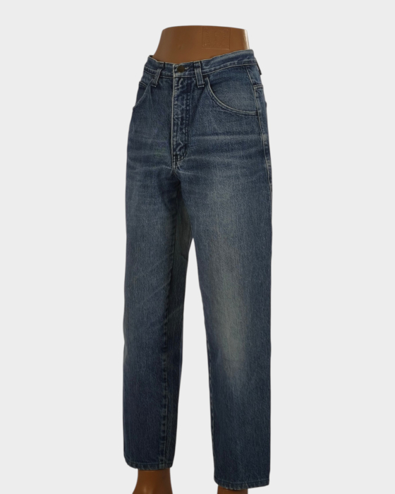 Blugi Giorgio Armani albaștri cu crac îngustat XS–S etichetă 30/32 [2]