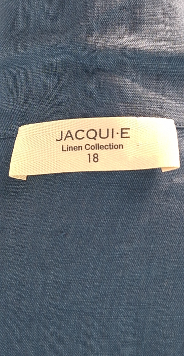 Jacheta Jacqui E Linen Collection 100% in albastra marimea 18 [7]