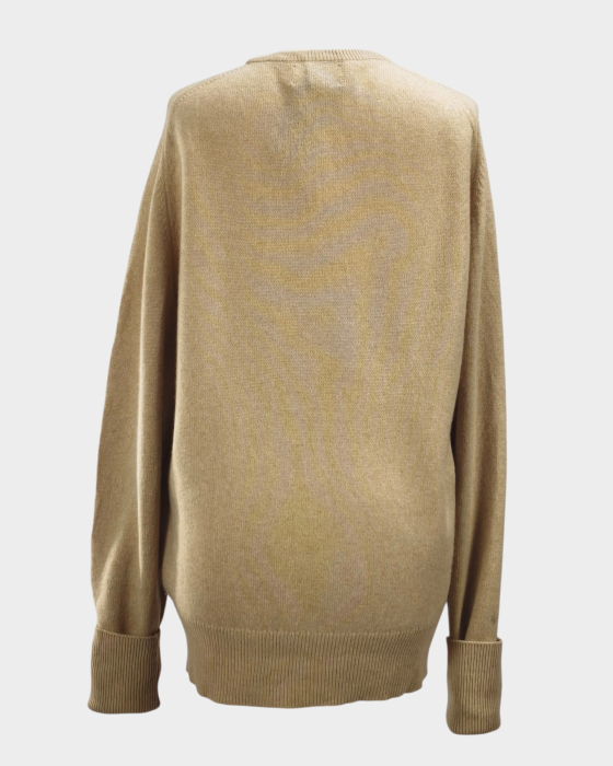Pulover John Laing bej 100% cașmir Made in Scotland L [3]